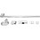 G1/2' Shower Slide Bar Adjustable Handheld Shower Head Holder Wall Mount 2