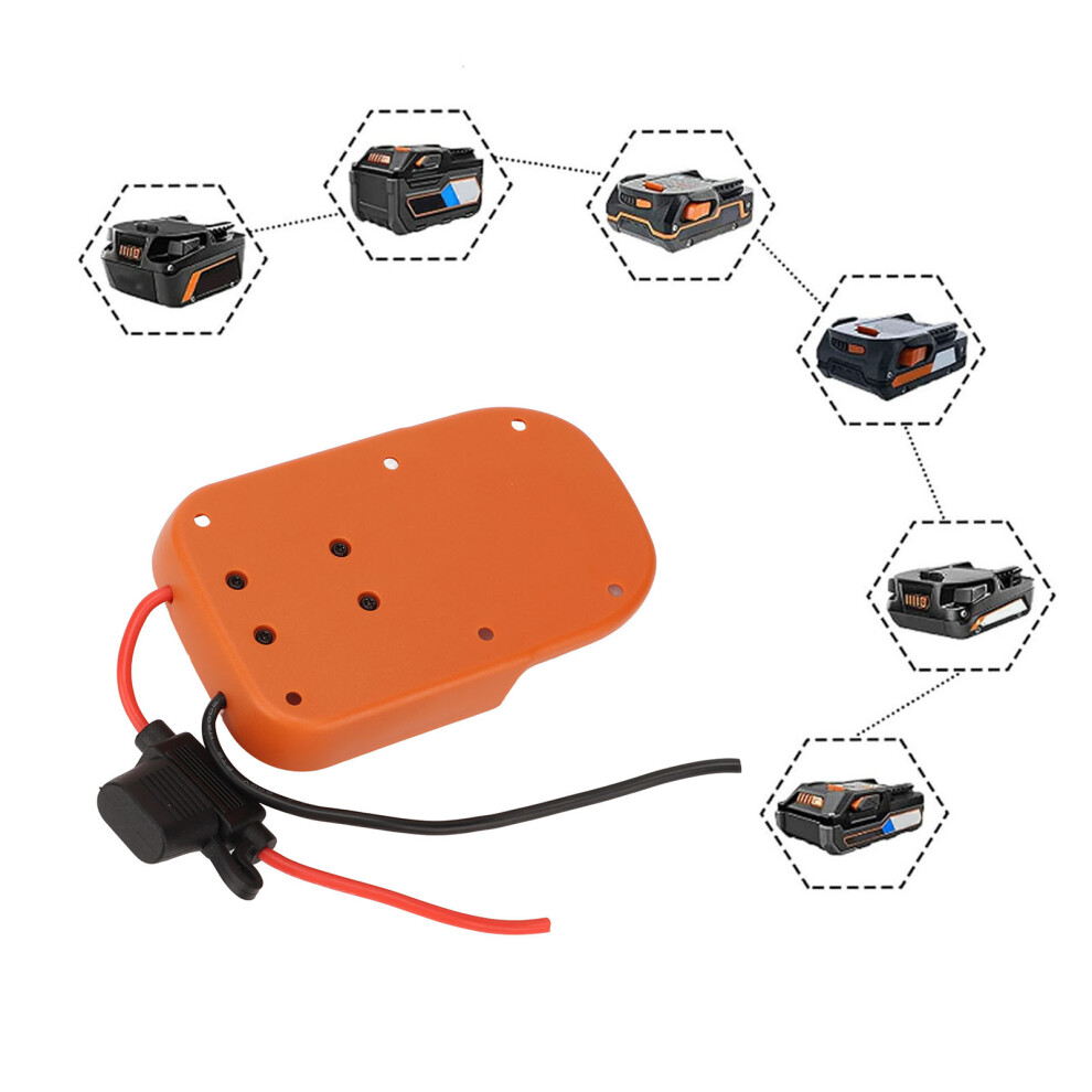 18V Battery Adapter With Fuse, Corrosion Resistant, 30A, Abs Material 6941374002426