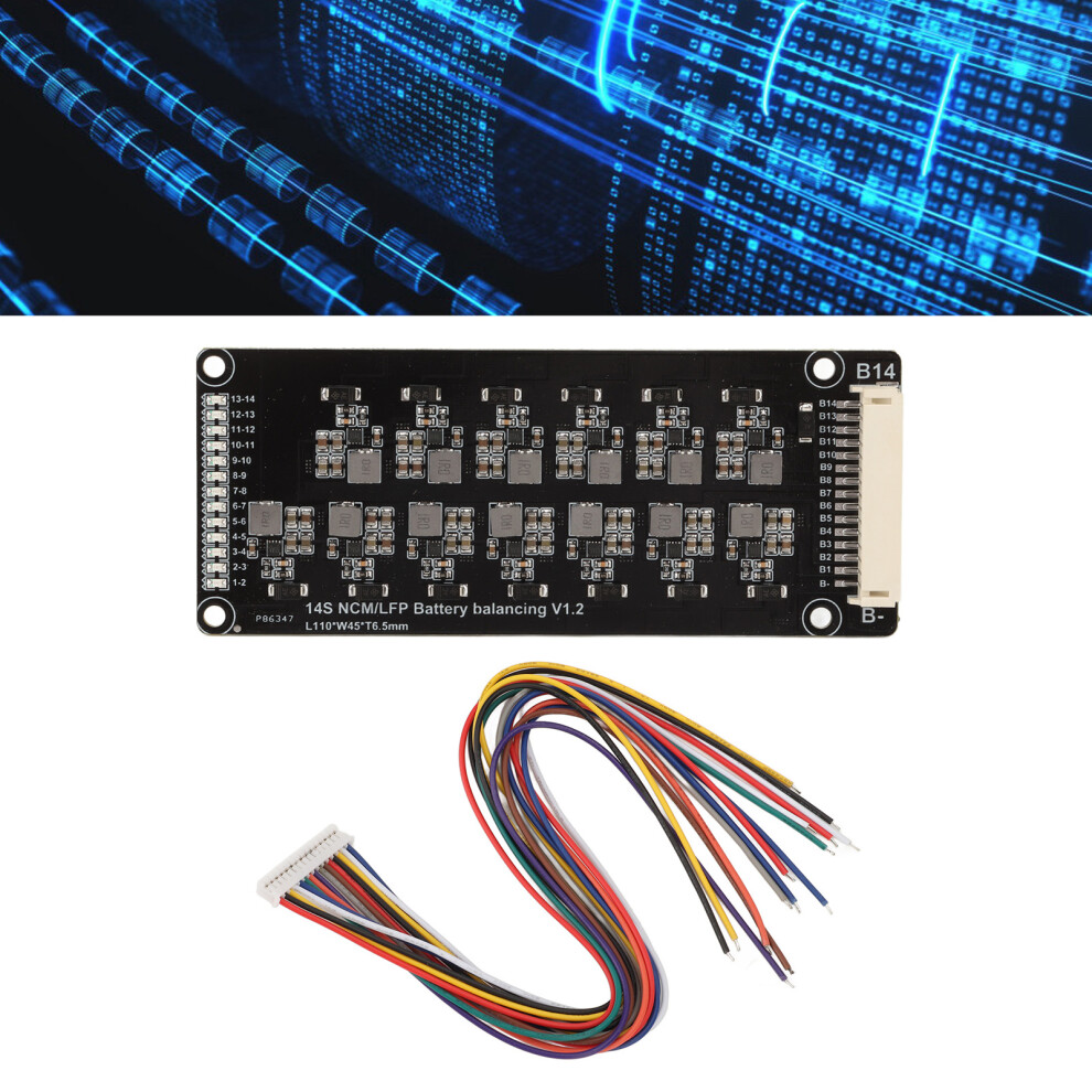 Battery Active Equalizer 1.2A 14-String Lithium Battery Balancer Pcb 4991374002393