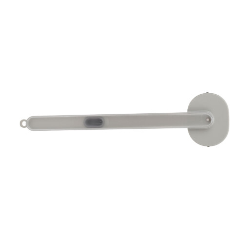 Waterproof Grey Bath Brush with Long Handle & Removable Head 1