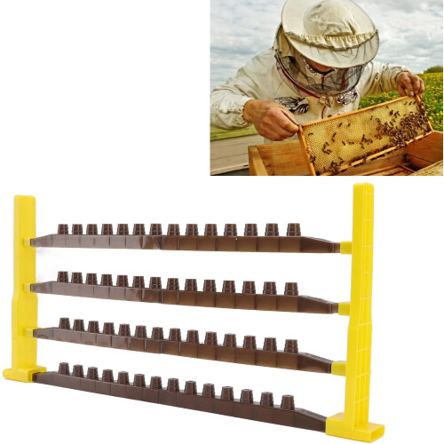 Queen Bee Base Cell Bar, Queen Bee Rearing Base Cell Bar Frames Multifunctional Beekeeping Base Cell Cups Beekeeping Equipment 1