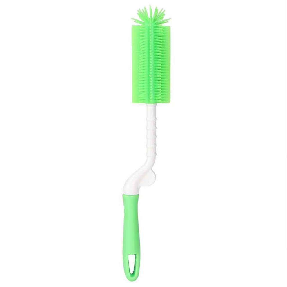 2-In-1 Silicone Bottle Brush, Innovative Design For Effortless Cleaning, Ideal For Baby Bottles And Narrow Necked Containers