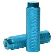 Bike Pegs 1pcs/2pcs Pedal Bearing Bike Pegs For BMX Bike Fit 3/8 Inch Axles 100x28MM Pedal Bearing Stunt Pegs(Light blue 2PCS) Ref: 1044