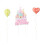 Castle Shaped Birthday Cake Candles for Celebrations 1