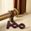 2pcs Wall Curtain Brackets Double Curtain Rod Brackets Brown 6