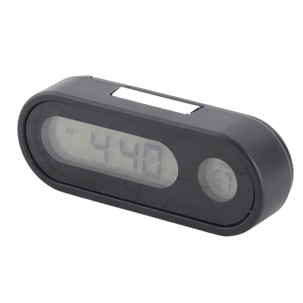 Led Backlight Car Clock & Thermometer 2-In-1 Interior Dashboard Decor 4601374012765