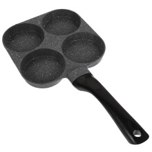 NonStick Egg Frying Pan 4Cavity Breakfast Cooking Pan Small Omelette Maker Stone Coated Easy to Clean for Induction Cookers for Eggs and Burgers