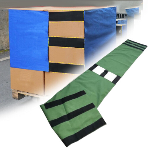 Pallet Strap Hook and Loop Fastener   Stability Elastic Transporting Adjustable, Green, 70cmx460cm 1