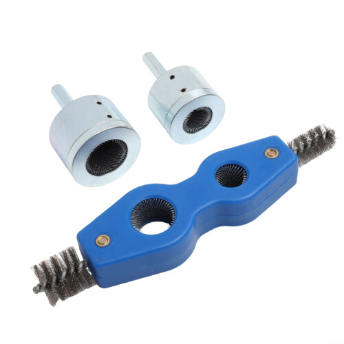 Copper Pipe Cleaner Set for Drill 1522mm with 4in1 Battery Brush