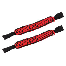 Nonslip 29.6cm Headrest Roll Bar Handle Grips for Car SUV ATV UTV RV Black Red