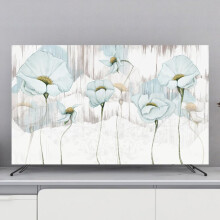 TV Display Cover Flower Pattern Sun/DustProof Television Hood 32Inch TV1 Desktop/Curved/WallMount Compatible