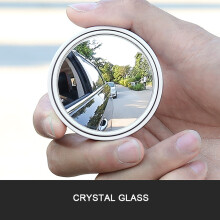 Dual Set Car Blind Spot Mirrors 360 Degree Adjustable Circular for Parking