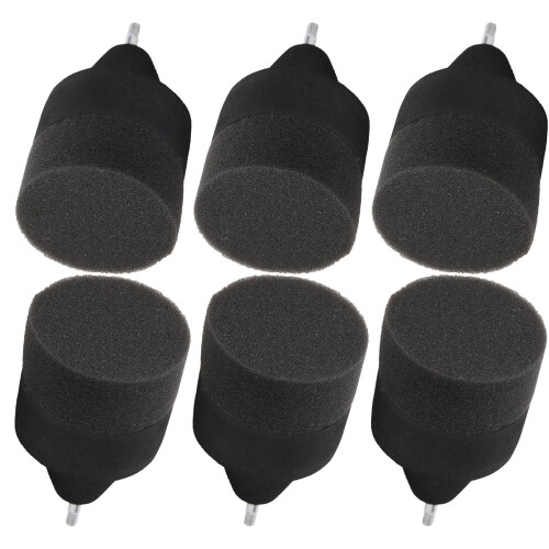 6 Sponge Tip Arrowheads for Safe Outdoor CS Archery Practice