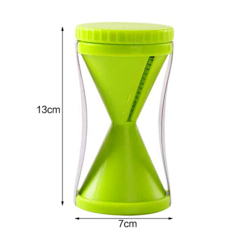 Portable Handheld Vegetable and Fruit Spiral Grater - Manual Shredding Tool 2