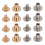 High Quality Brass Rivets For Bookbinding, Solid Round Head Button Studs With Exquisite Workmanship And Wide Application In Leather Crafts (200 Set) 5