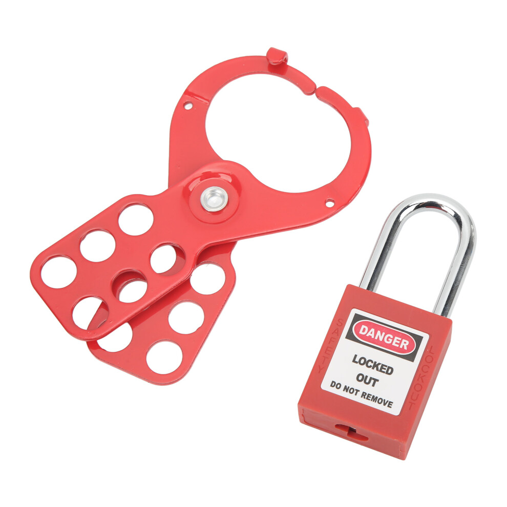 Tamper Proof Lockout Kit: 38Mm Safety Hasp Padlock & Keys Included 8431374022329