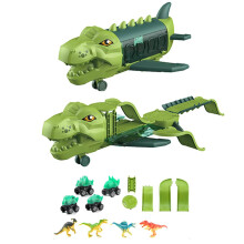 Transformatives Spielerlebnis, hochwertige Materialien, Dinosaurier-Design, Spielzeug-LKW für Kleinkinder ab 3 Jahren, Rückziehmechanismus