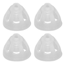 10 pièces de dômes en silicone souple transparents pour amplificateur auditif de 8 mm