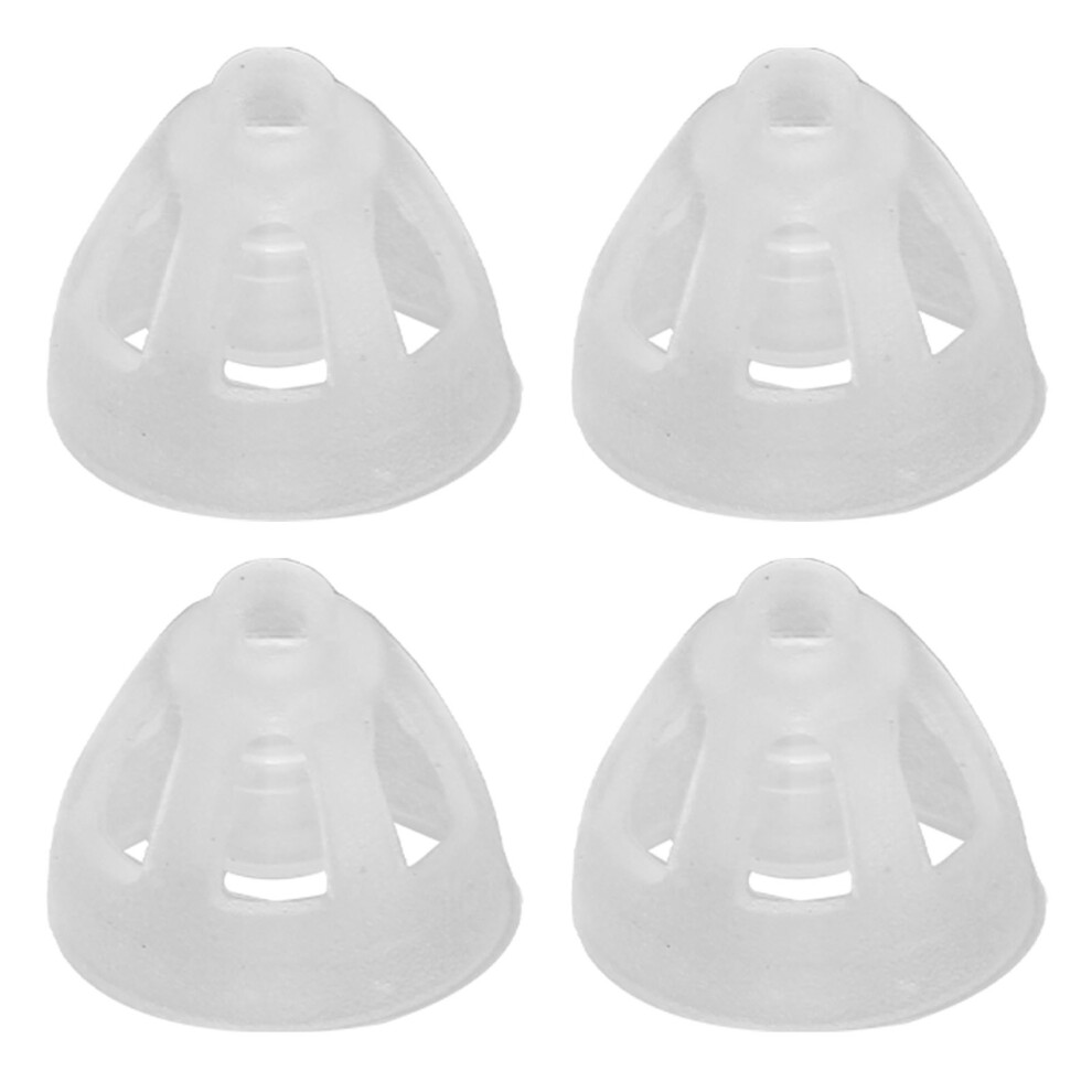 10pcs Transparent Silicone Ear Hearing Amplifier Domes, 8mm