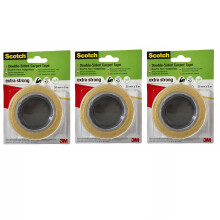 3x Scotch Double Sided Carpet Tape 50mm x 5m