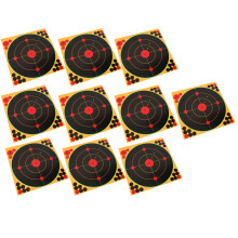 10PCS Fluorescent Self-Adhesive Splatter Targets for Archery and Shooting Games