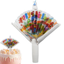 Birthday Cake Candles, Long Thin Twist Candles, Smokeless Wax Design, Safe Material, Easy to Use MultiPurpose Design, 15cm, for Home