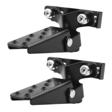 1pair Bike Rear Footrests Cycling Pegs and Easy to Install Foot Stands for Mountain and Road Non Design Suitable for Adults Black 9.50X6.60X5.60CM