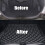 Leather Boot Liner for Defender 90 20202024 Rear Trunk Mat AntiScratch Dustproof Cargo Protector Black 2