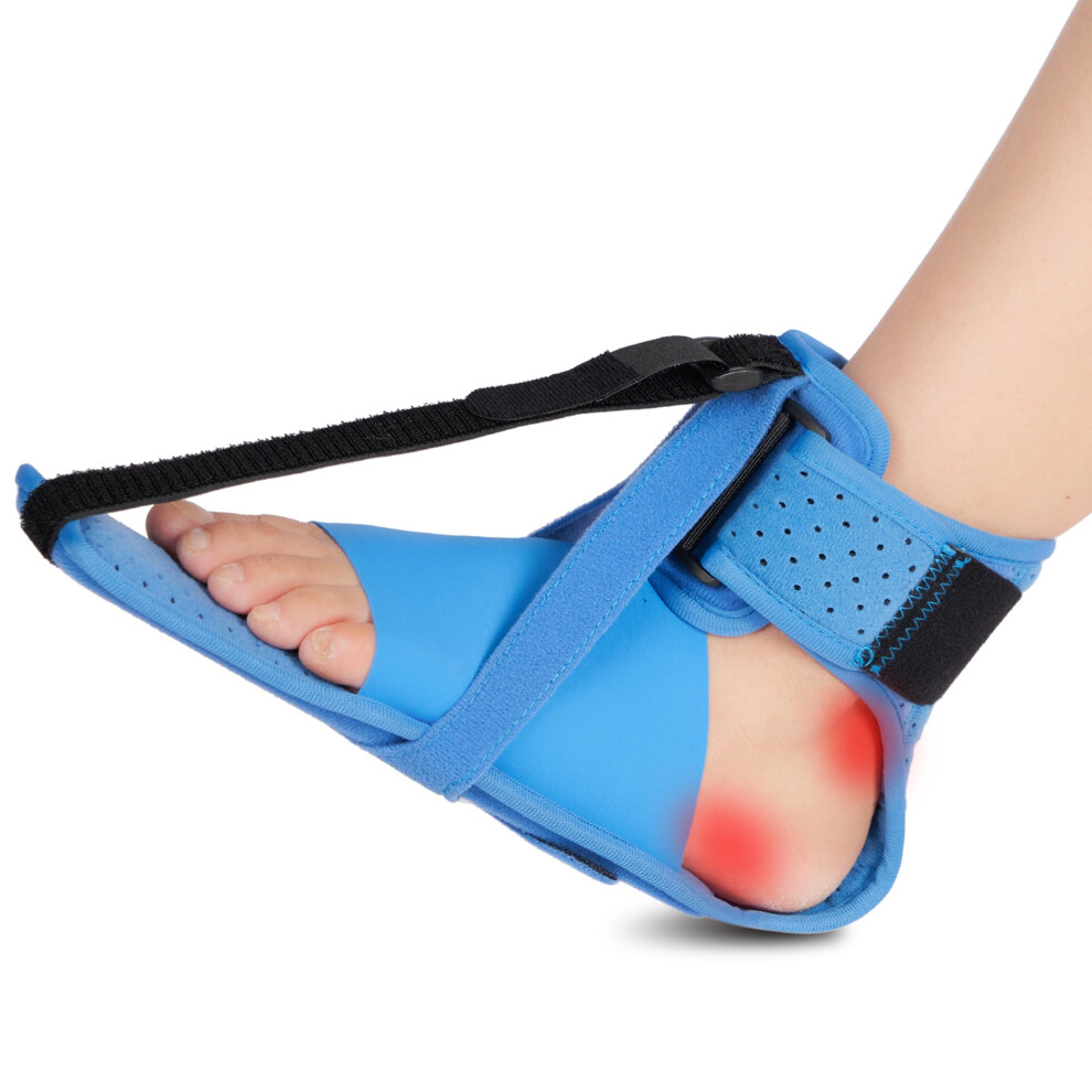 Adjustable Plantar Fasciitis Relief Brace for Foot Drop, Heel Pain