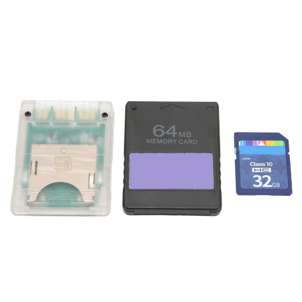 Console Card Adapter For Ps2 Slim With 32Gb Storage Card & 64Mb Fmcv1 7891374028874