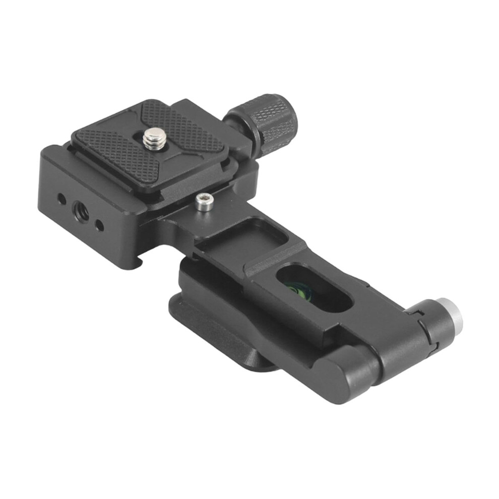 Quick Release Plate L Bracket Mount With Dovetail Adapter, Foldable, Vertical Horizontal Switching 9382693970879