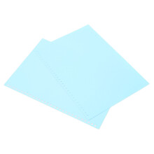 20Pcs A4 Matte PP Sheet Protectors with 30 Holes Light Green