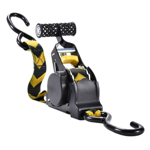 Heavy Duty Auto Retracting Tie Down Straps with Safety Lock and S Hooks