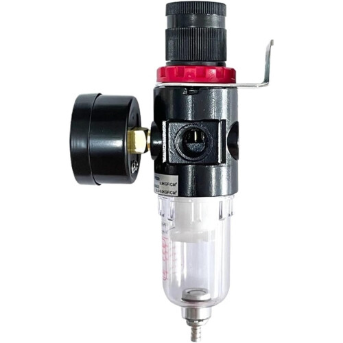 AFR2000 1/4Inch Air Compressor Oil Water Separator Filter Regulator Air Processor Manual Drainage PC1002 1