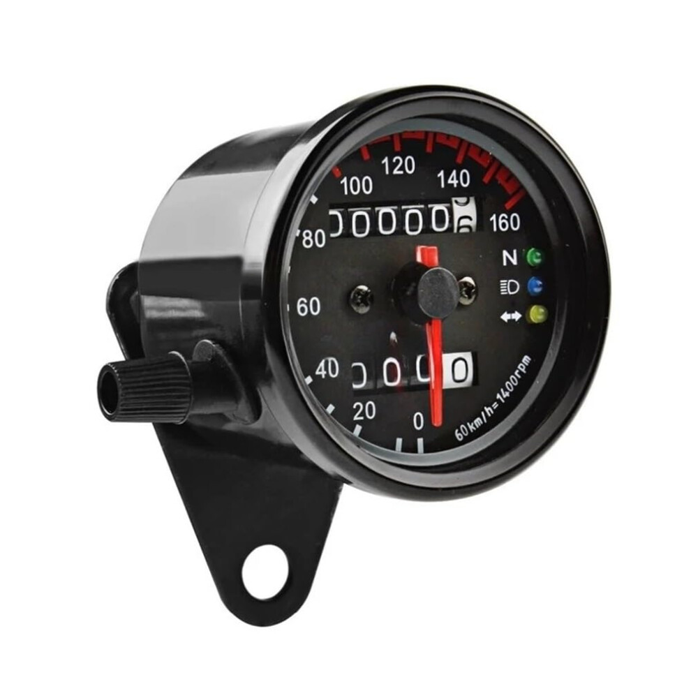 Motorcycle Speedometer Universal Motorcycle Speedometer Odometer 12V Motorcycle Dual Speed Meter With Led Indicator Speedometer Motorcycle Light 9347817147810