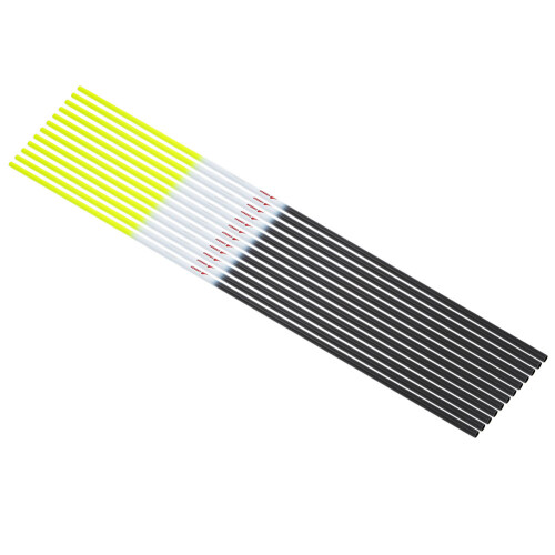 Durable Carbon Arrows for Archery Target Practice, Parabolic Feathers Optimized Flight Dynamics Arrows for Recurve Compound Bows, Rugged Composite 1