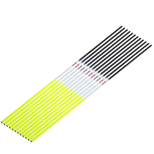 Durable Carbon Arrows for Archery Target Practice, Parabolic Feathers Optimized Flight Dynamics Arrows for Recurve Compound Bows, Rugged Composite 2