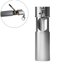 Anti-Litter Device, Portable Pocket Ashtray with Keychain, Windproof Cigar Ashtray, Reusable Outdoor Cigarette Container for Smokers - Compact &