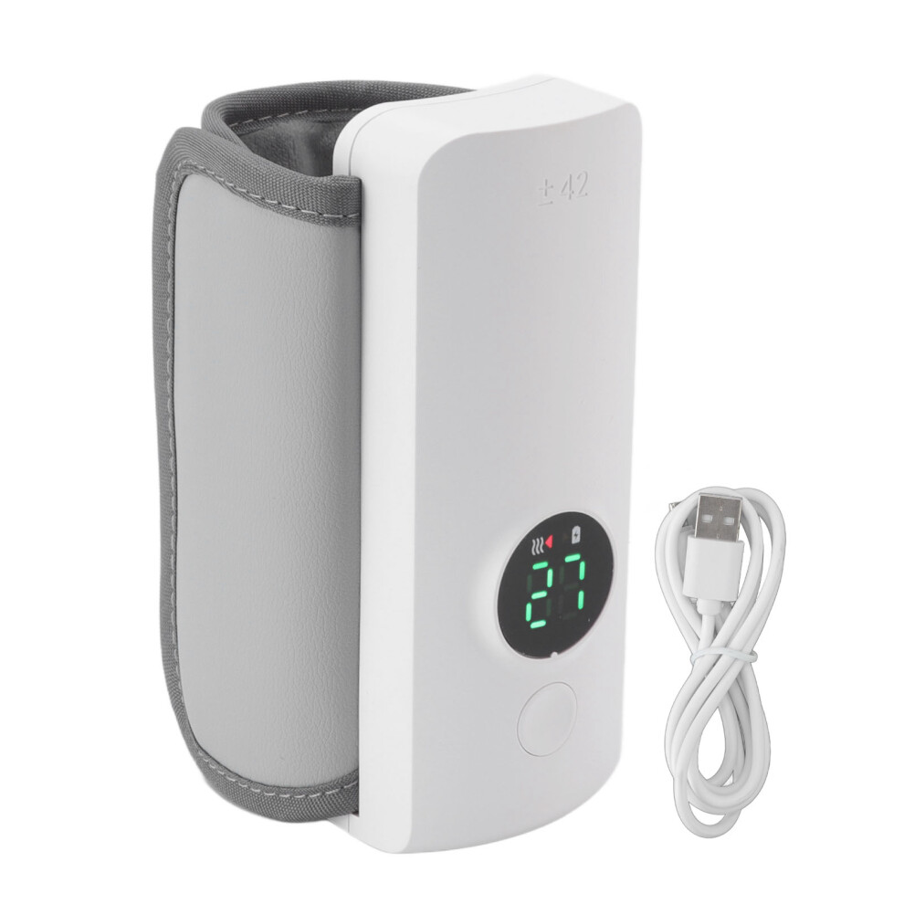 Efficient Travel Bottle Warmer, Rechargeable Fast Heating Device with Exquisite Material, Constant Temperature Display for Safe Breastmilk Warming,