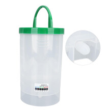 Portable Silicone Enema Bucket Kit 1200ml Green with Catheter & Cleansers