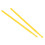 2PCS Nylon Drumsticks, Portable Exercise Drum Rods, Yellow 1