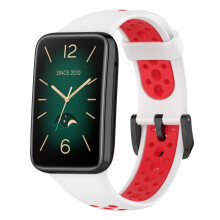 Fettuccia in Silicone Morbido Traspirante a Doppio Colore per Xiaomi Band7 Pro, da 5,6 a 8,5 Pollici