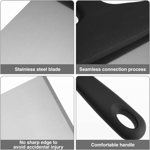 7pcs Griddle Cleaning Kit, Scraper, 5 Sponge Pads  Handle for BBQ Cookware 1