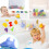 2Pcs Bath Storage Organiser,Baby Bath Storage,Quick Dry Storage Net 5