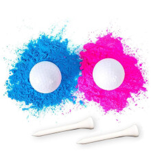 Geschlechtsenthüllung Golfball-Set Blau Rosa Explodierende Baby-Entdeckung 4cm
