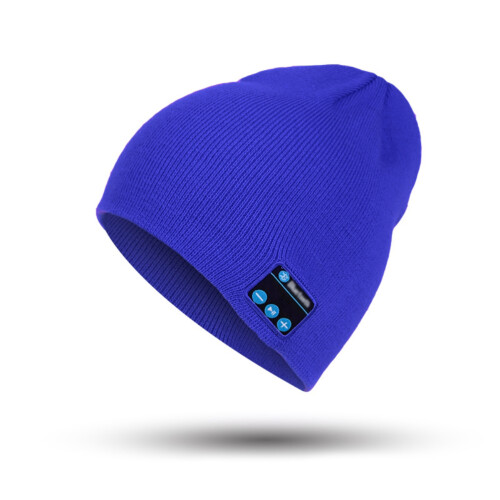 Rechargeable Bluetooth Beanie Hat, Acrylic, Unisex, 150mAh, 5.0 Version 1