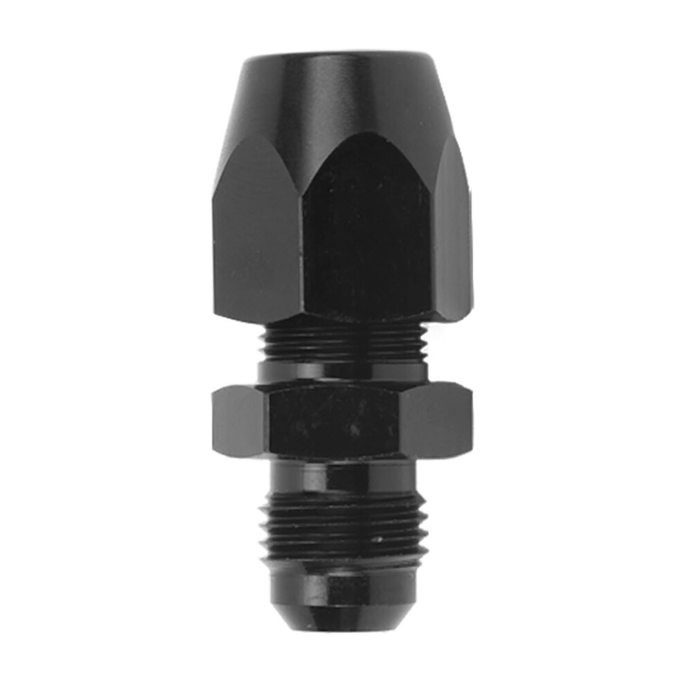 Hose End Fitting Adapter For 6An To 3/8In, Male Flare Coupler Union Straight Aluminum With Hard Anodized Coating, Swivel Fitting For Universal Fuel 9482726520610
