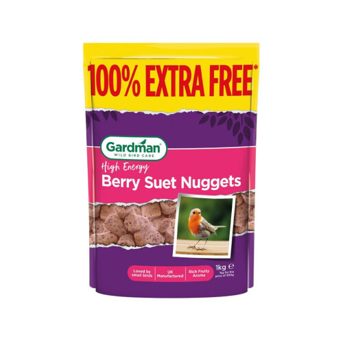 Gardman Gardman Berry Suet Nuggets - 1KG