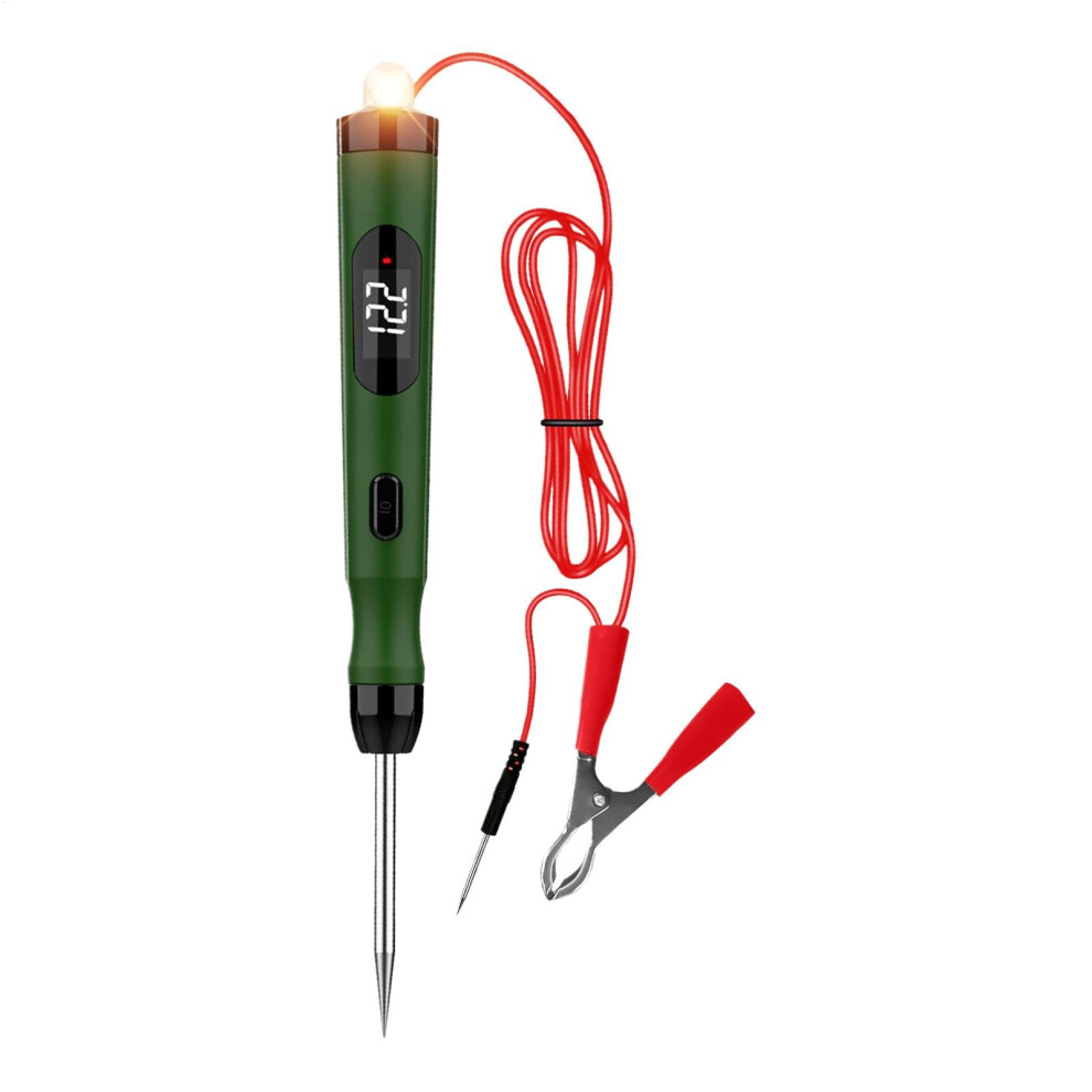 Automotive Test Electrical Voltage Tester Automotive Digital Led Circuit Tester Overload Protection, Electrical Tool Short Finder For Light 9347817150926