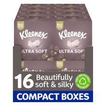 Kleenex Ultra Soft Extra Large Box Tissues 16 Pack